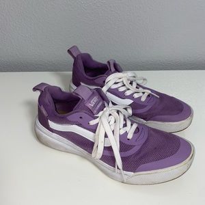 Women’s Vans Purple Athletic Shoe, Size 9.